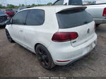 2010 Volkswagen Gti   White vin: WVWEV7AJ8AW233324