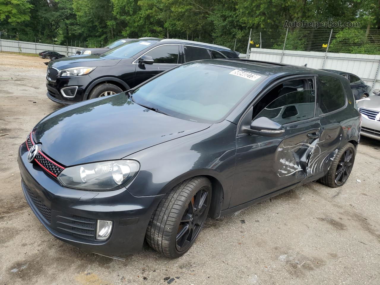 2010 Volkswagen Gti  Серый vin: WVWEV7AJ9AW143728