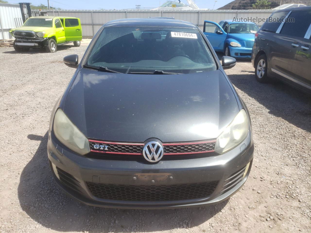 2010 Volkswagen Gti  Charcoal vin: WVWEV7AJ9AW379571