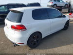 2010 Volkswagen Gti 2-door White vin: WVWEV7AJXAW158674