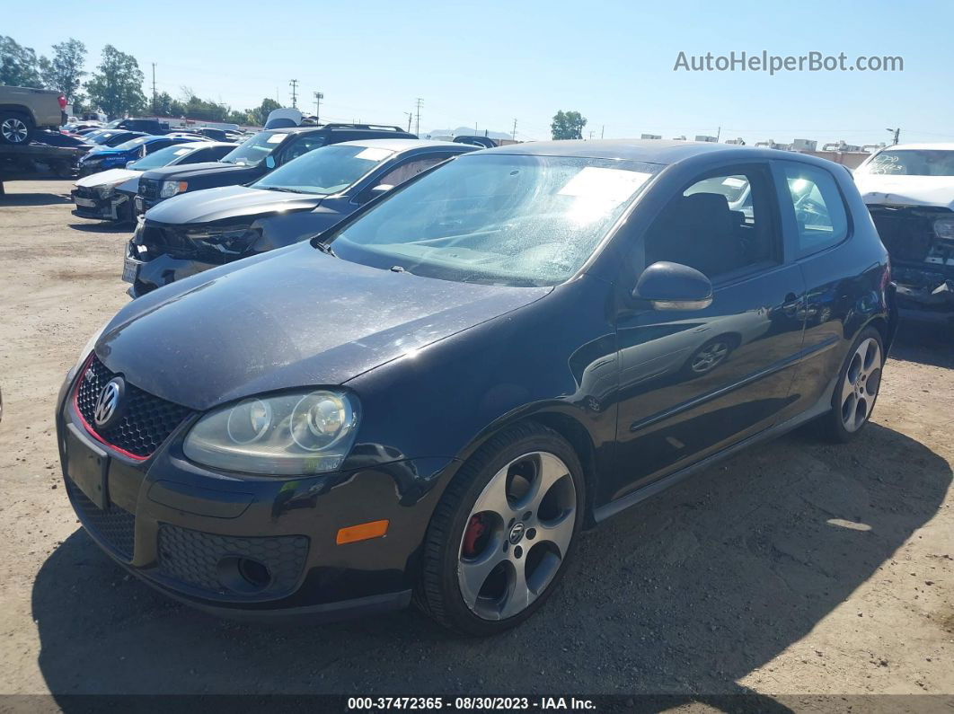 2009 Volkswagen Gti   Black vin: WVWFD71K09W021853