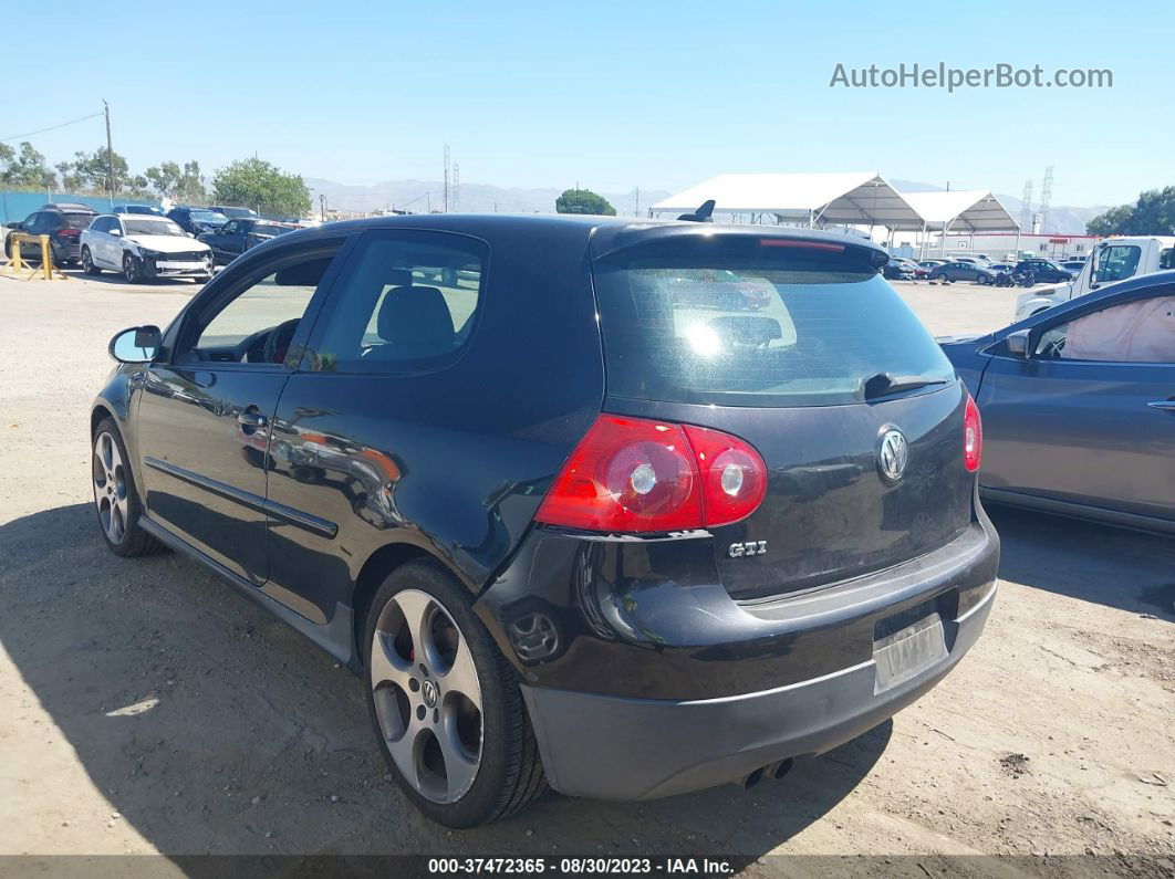 2009 Volkswagen Gti   Black vin: WVWFD71K09W021853