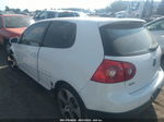 2009 Volkswagen Gti   White vin: WVWFD71K19W061858