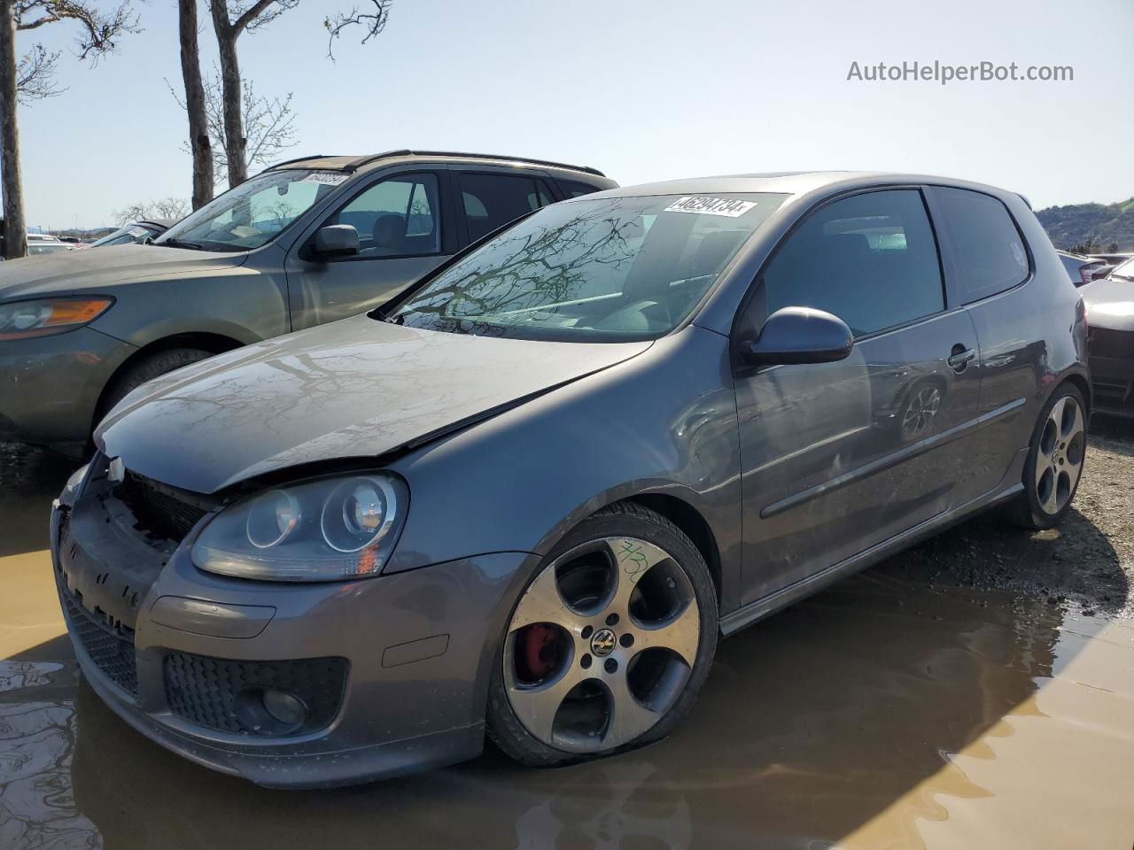 2009 Volkswagen Gti  Gray vin: WVWFD71K19W145341