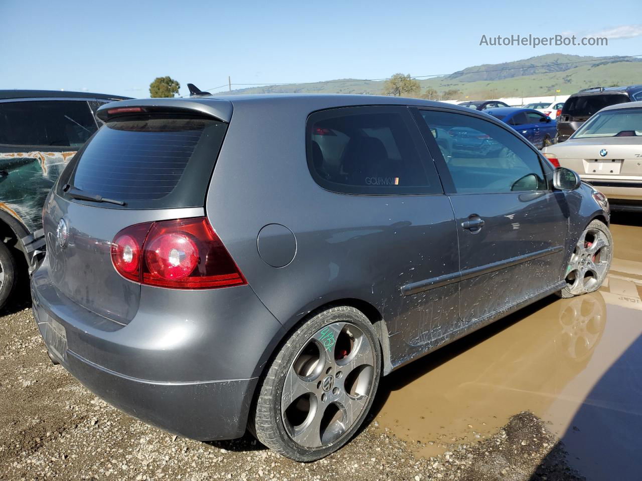 2009 Volkswagen Gti  Gray vin: WVWFD71K19W145341