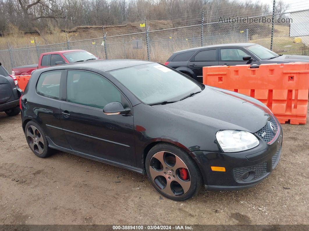 2009 Volkswagen Gti 2-door Black vin: WVWFD71K29W035107