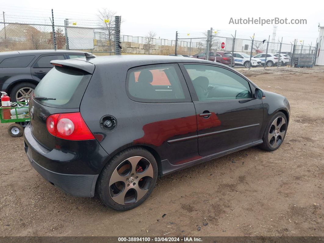 2009 Volkswagen Gti 2-door Black vin: WVWFD71K29W035107