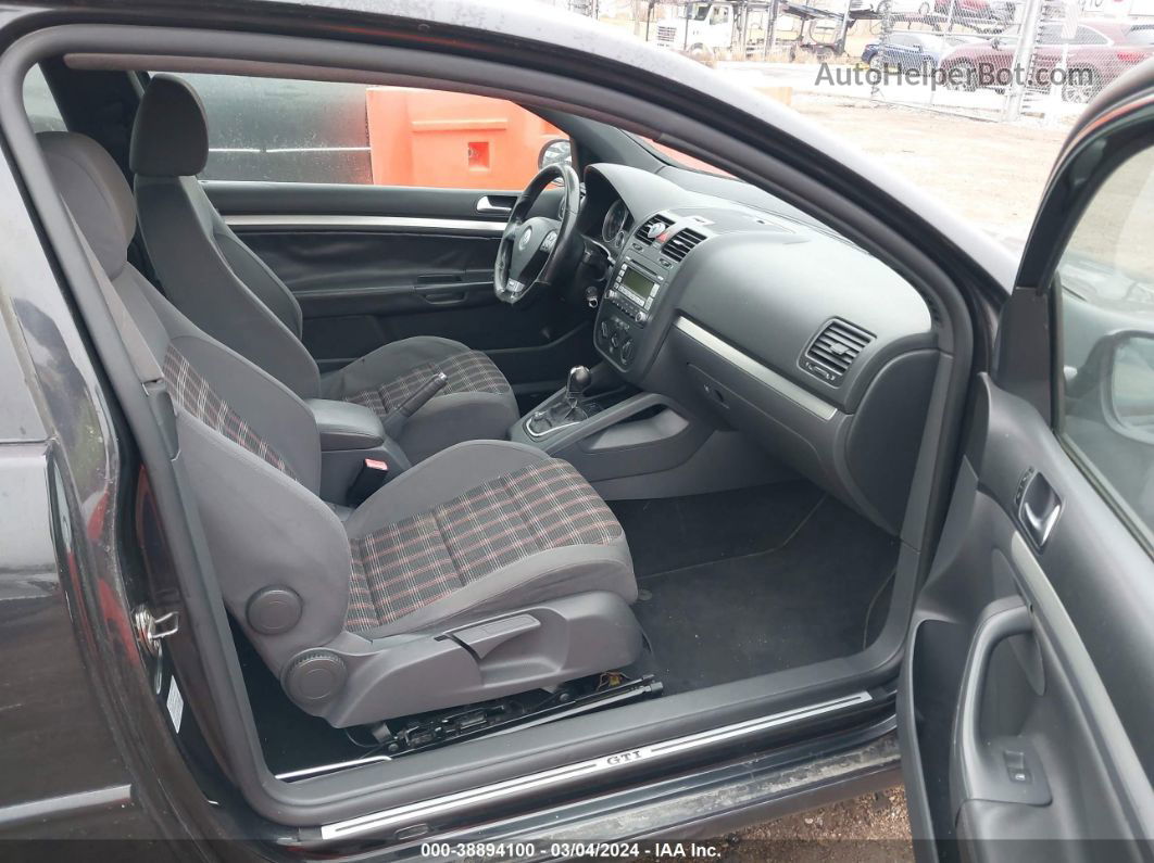 2009 Volkswagen Gti 2-door Черный vin: WVWFD71K29W035107