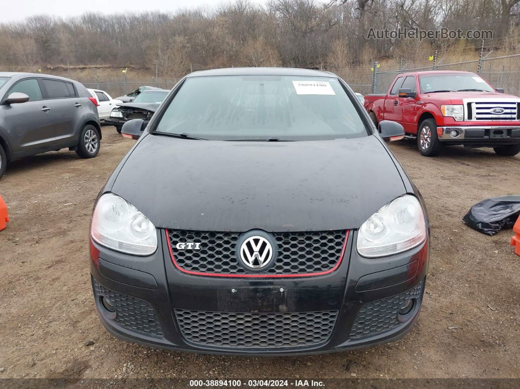 2009 Volkswagen Gti 2-door Черный vin: WVWFD71K29W035107