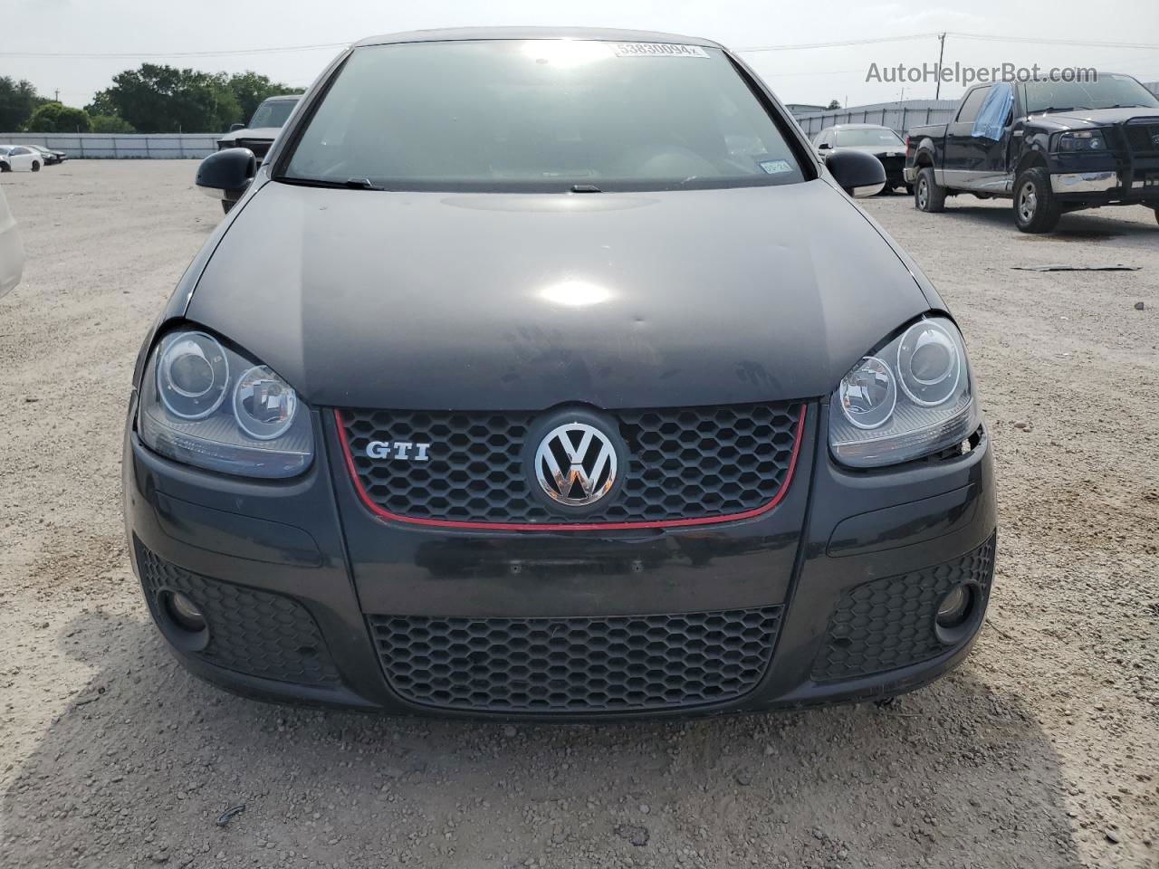 2009 Volkswagen Gti  Черный vin: WVWFD71K39W021670