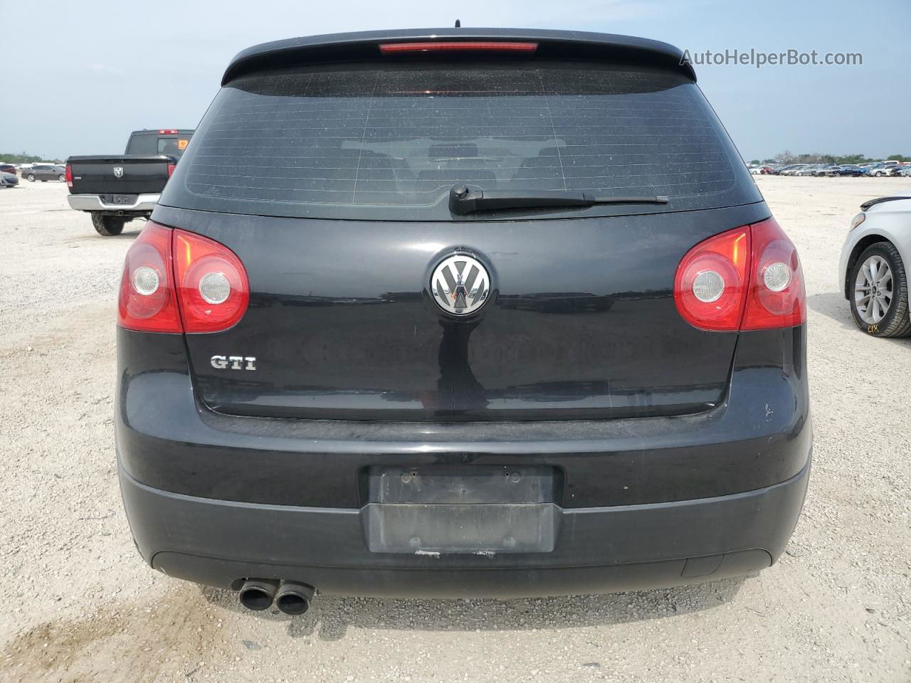 2009 Volkswagen Gti  Черный vin: WVWFD71K39W021670