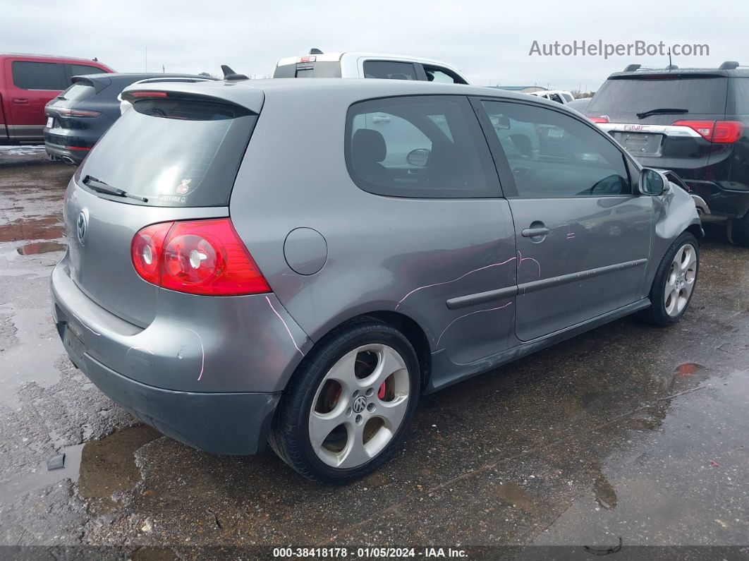 2009 Volkswagen Gti 2-door W/pzev  (a6) (discontinued) Gray vin: WVWFD71K49W019300