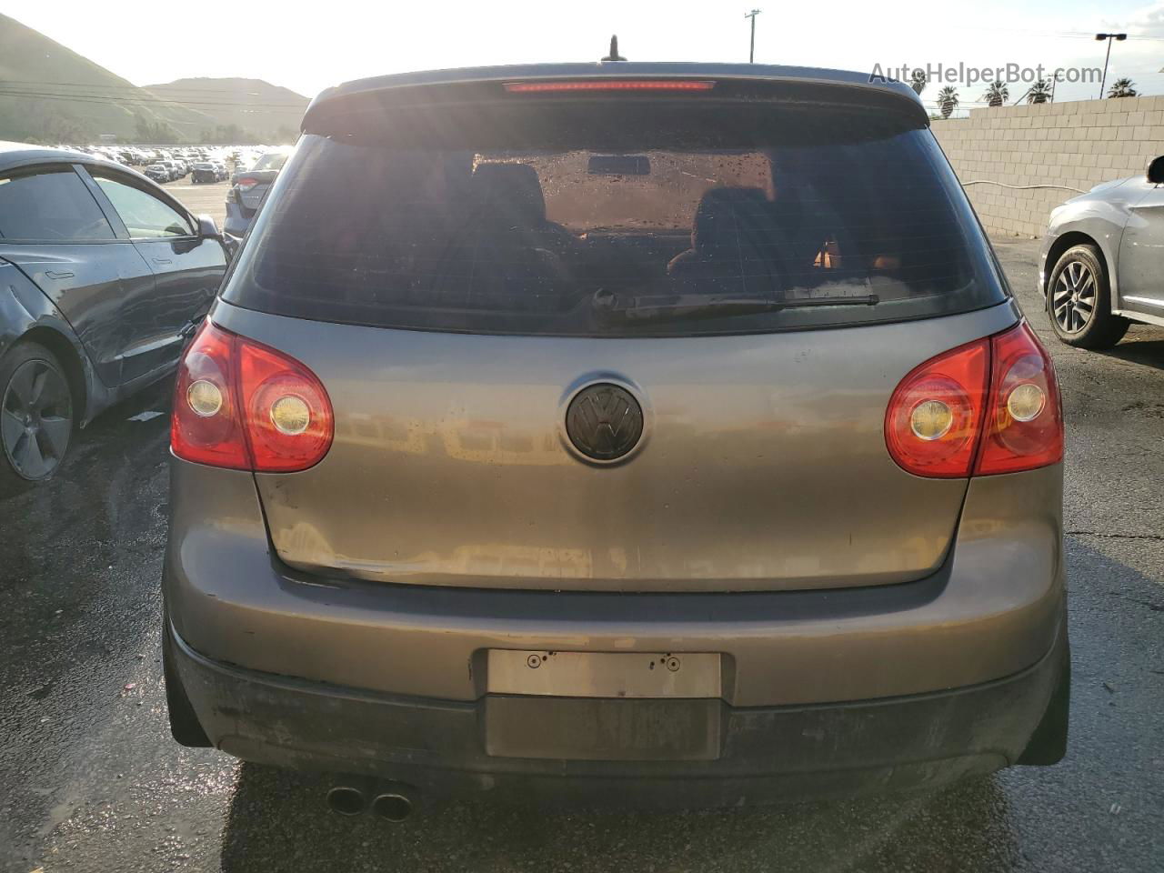 2009 Volkswagen Gti  Gray vin: WVWFD71K49W115475