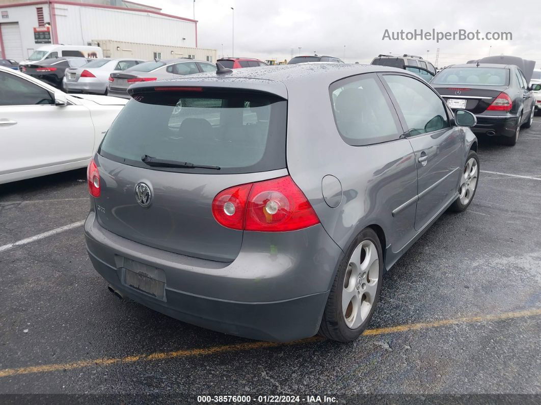 2009 Volkswagen Gti 2-door W/pzev  (a6) (discontinued) Gray vin: WVWFD71K59W133628