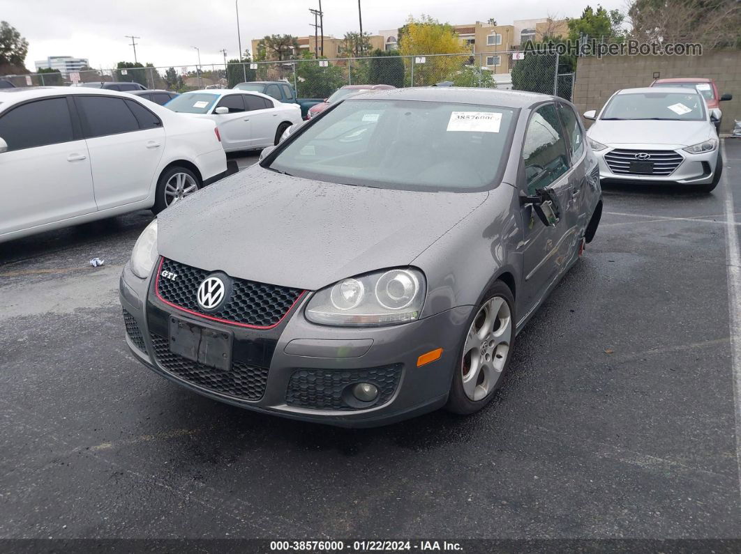 2009 Volkswagen Gti 2-door W/pzev  (a6) (discontinued) Gray vin: WVWFD71K59W133628