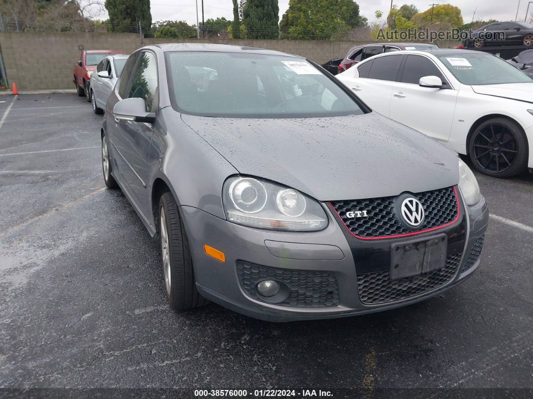 2009 Volkswagen Gti 2-door W/pzev  (a6) (discontinued) Gray vin: WVWFD71K59W133628