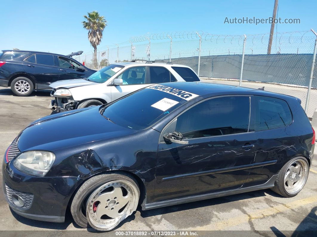 2009 Volkswagen Gti   Black vin: WVWFD71K79W014270