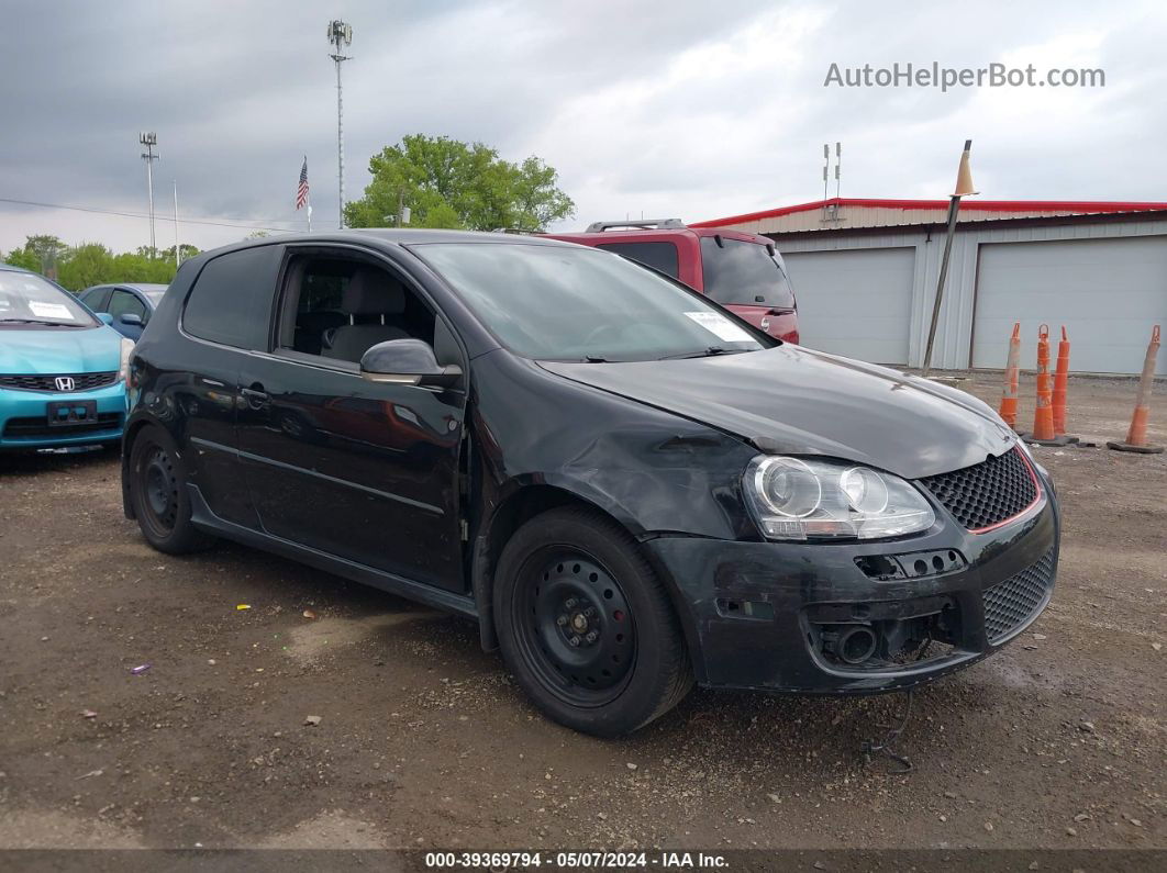 2009 Volkswagen Gti 2-door Black vin: WVWFD71K89W012043