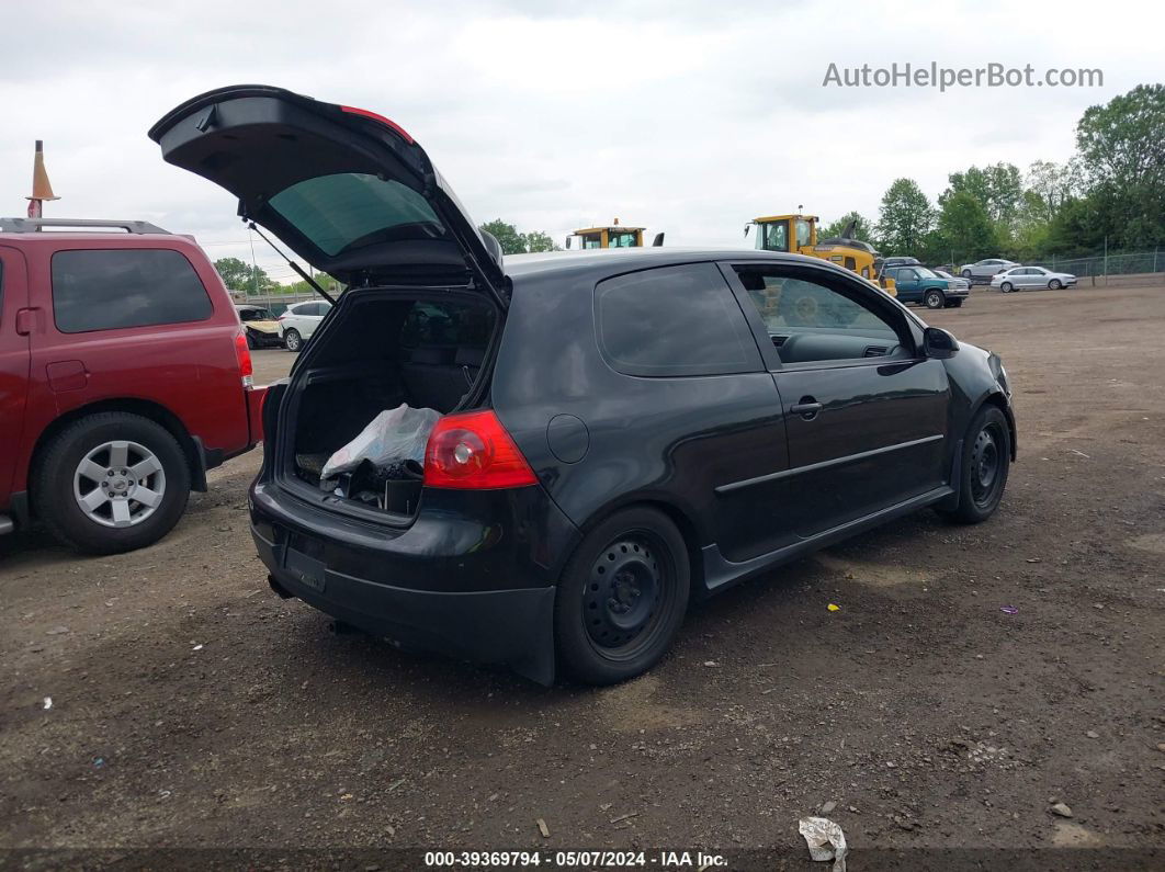 2009 Volkswagen Gti 2-door Black vin: WVWFD71K89W012043