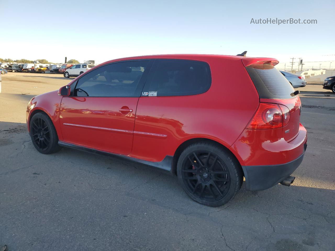 2009 Volkswagen Gti Red vin: WVWFD71K89W019266