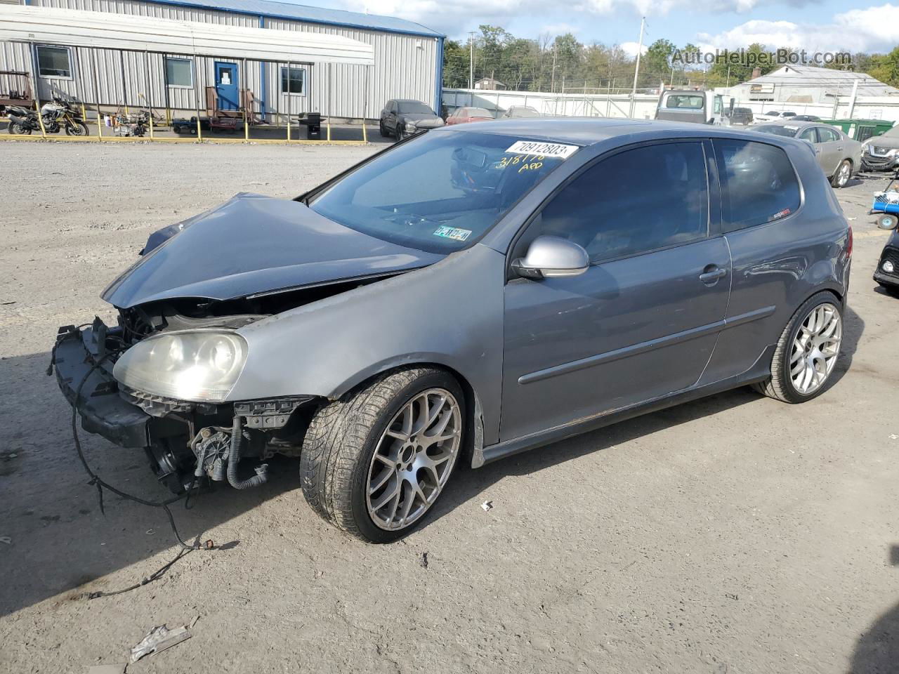 2009 Volkswagen Gti  Gray vin: WVWFD71K89W044653