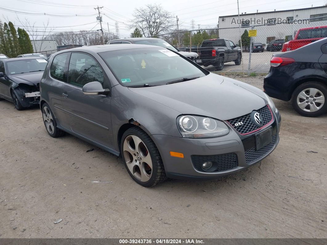 2009 Volkswagen Gti 2-door W/pzev  (a6) (discontinued) Gray vin: WVWFD71K89W127404