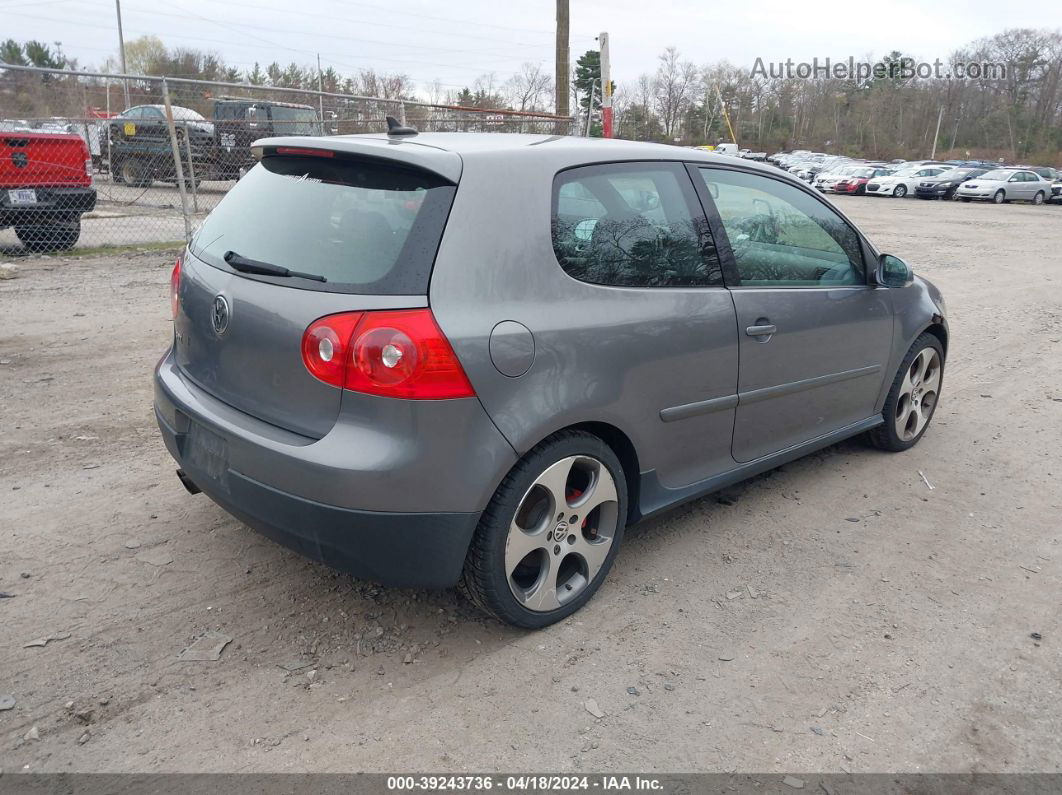 2009 Volkswagen Gti 2-door W/pzev  (a6) (discontinued) Gray vin: WVWFD71K89W127404