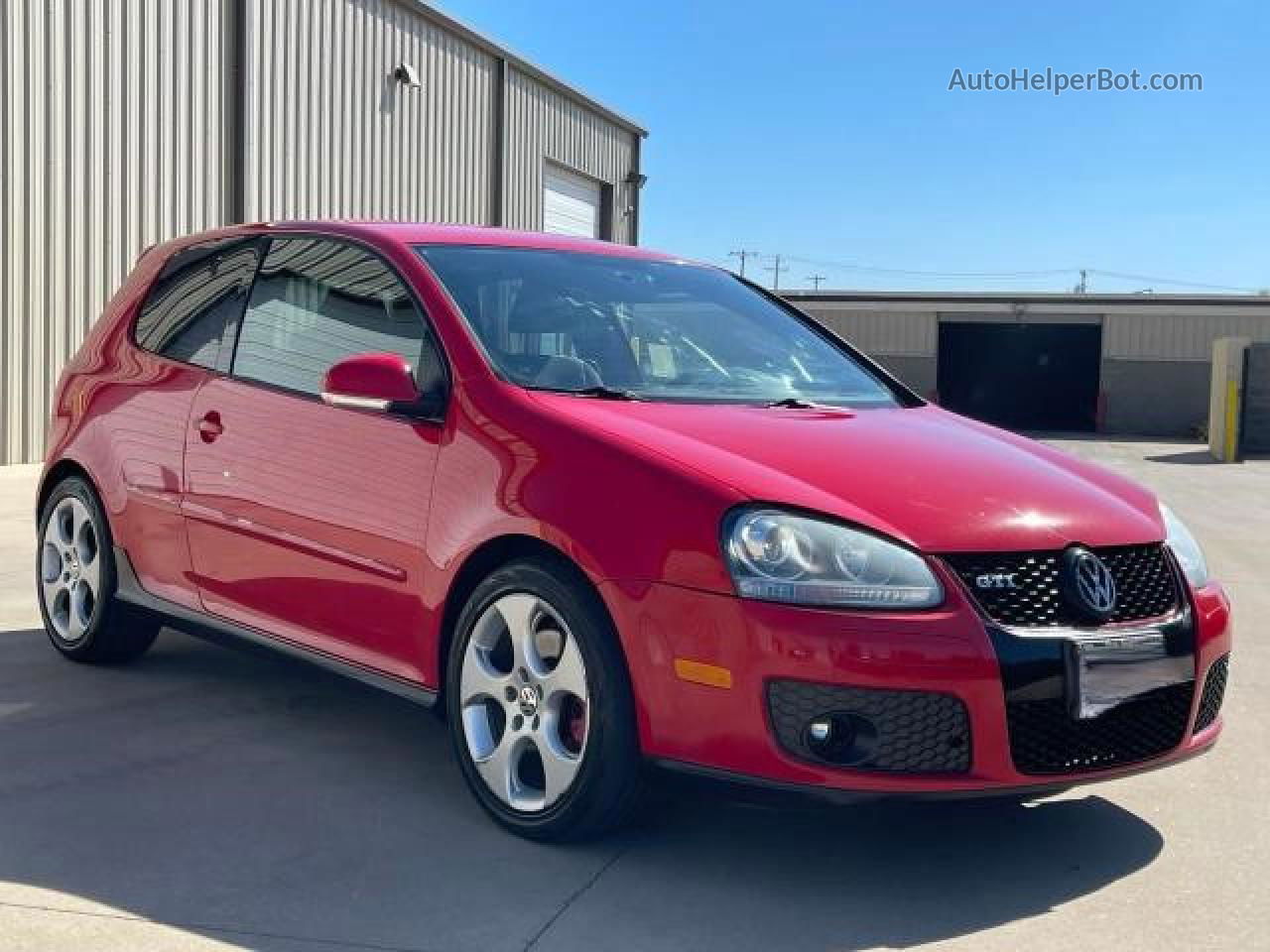 2009 Volkswagen Gti  Red vin: WVWFD71K89W137222