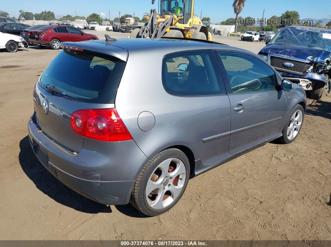 2008 Volkswagen Gti   Gray vin: WVWFD71K98W284597