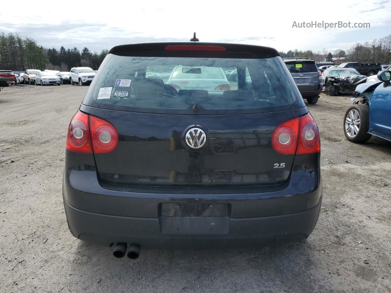 2009 Volkswagen Gti  Black vin: WVWFD71K99W055340