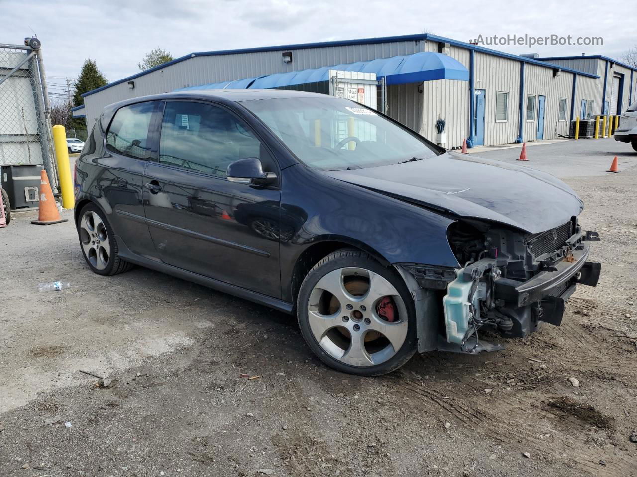 2009 Volkswagen Gti  Black vin: WVWFD71K99W055340