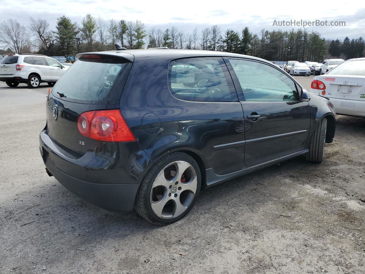 2009 Volkswagen Gti  Black vin: WVWFD71K99W055340