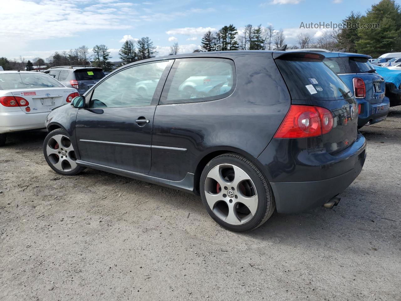 2009 Volkswagen Gti  Black vin: WVWFD71K99W055340