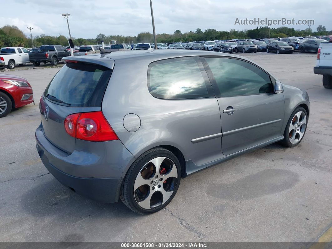 2009 Volkswagen Gti 2-door W/pzev  (a6) (discontinued) Gray vin: WVWFD71K99W140565