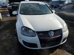 2009 Volkswagen Gti  White vin: WVWFD71KX9W131910