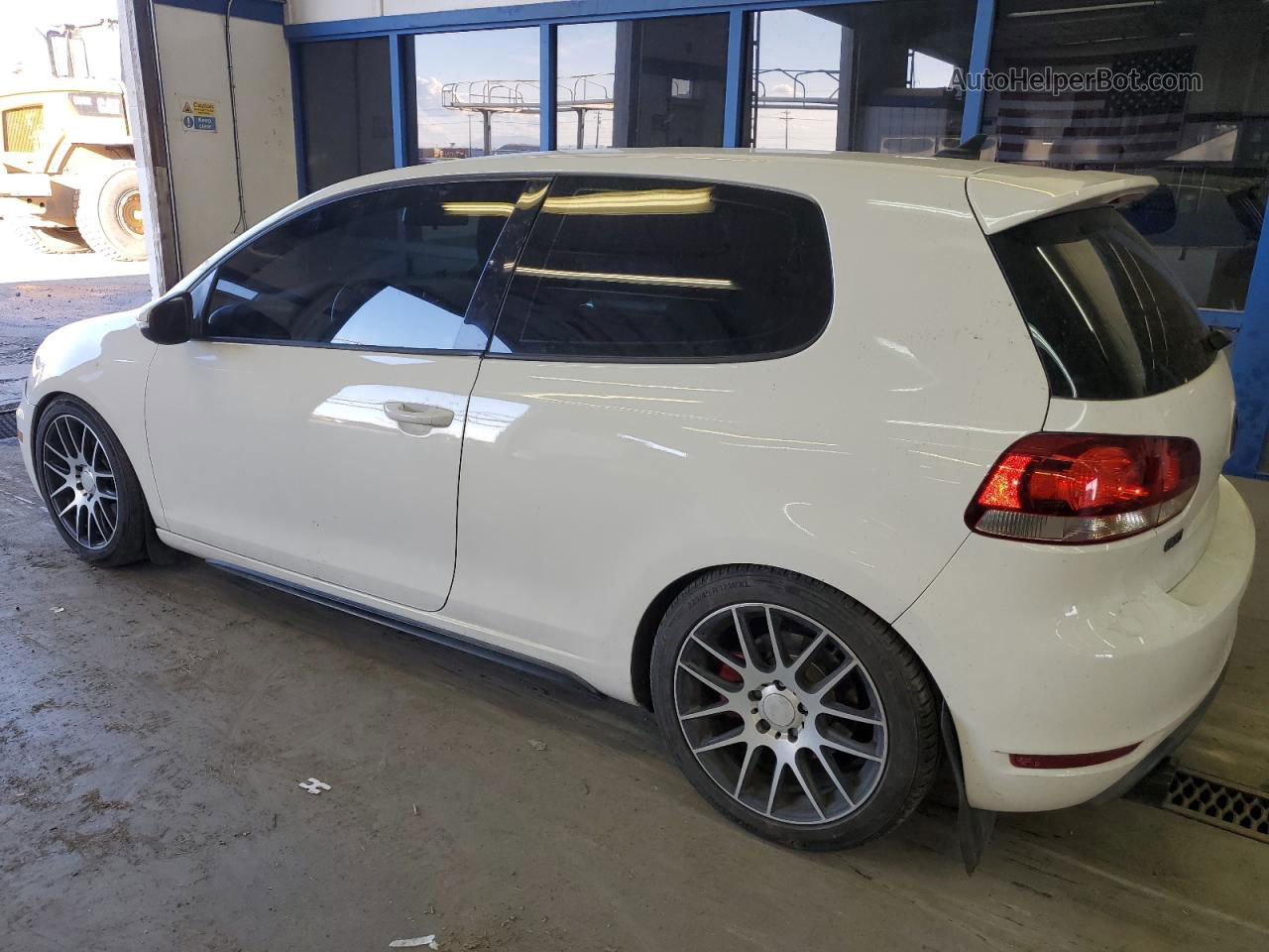 2010 Volkswagen Gti  White vin: WVWFD7AJ1AW224830