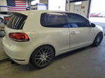 2010 Volkswagen Gti  White vin: WVWFD7AJ1AW224830