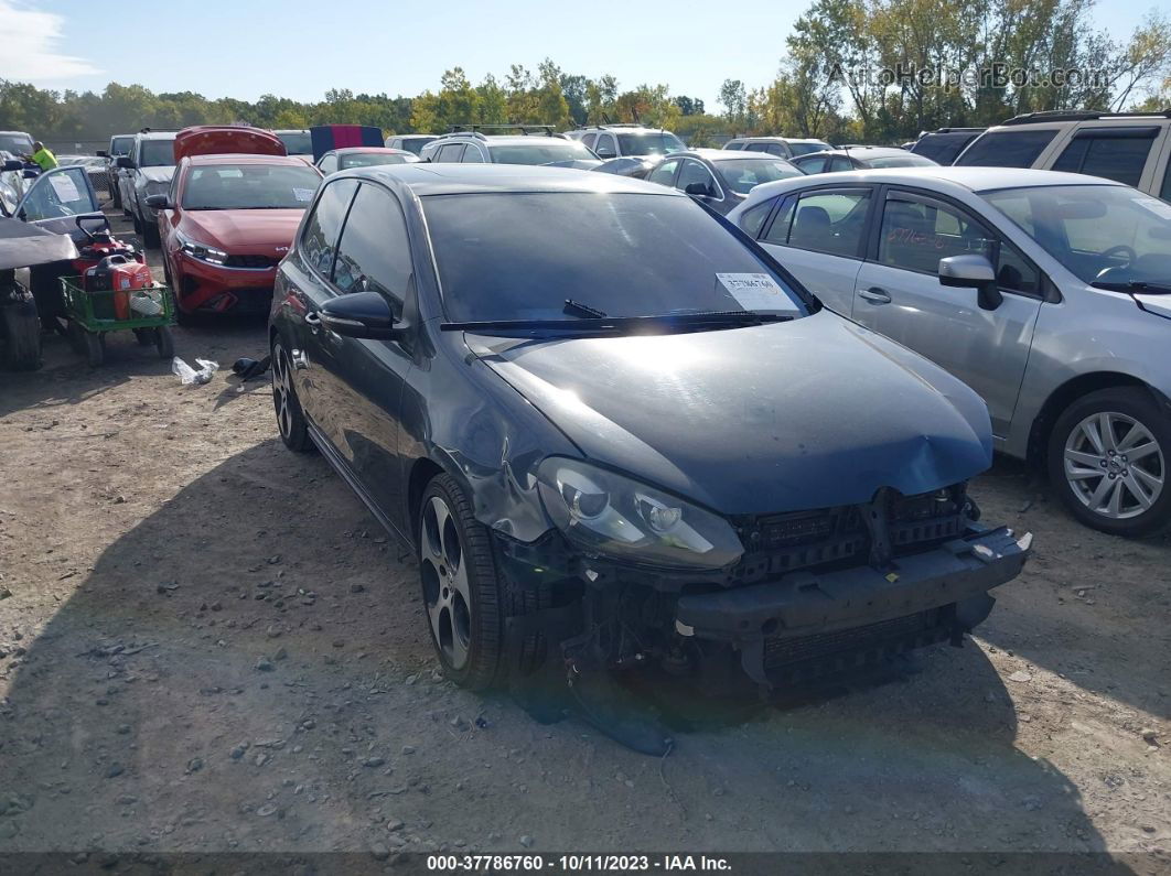 2010 Volkswagen Gti   Black vin: WVWFD7AJ1AW277415