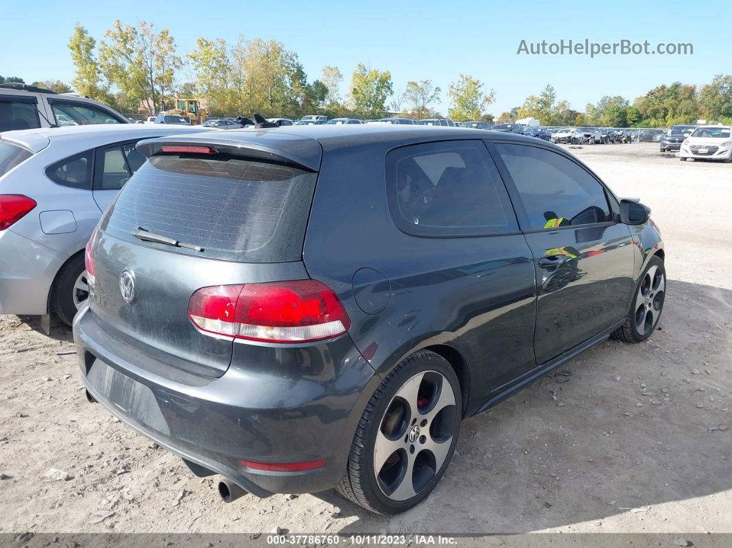 2010 Volkswagen Gti   Black vin: WVWFD7AJ1AW277415