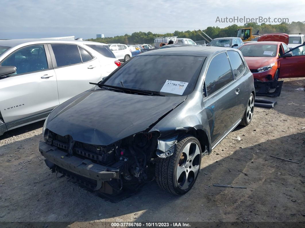 2010 Volkswagen Gti   Black vin: WVWFD7AJ1AW277415