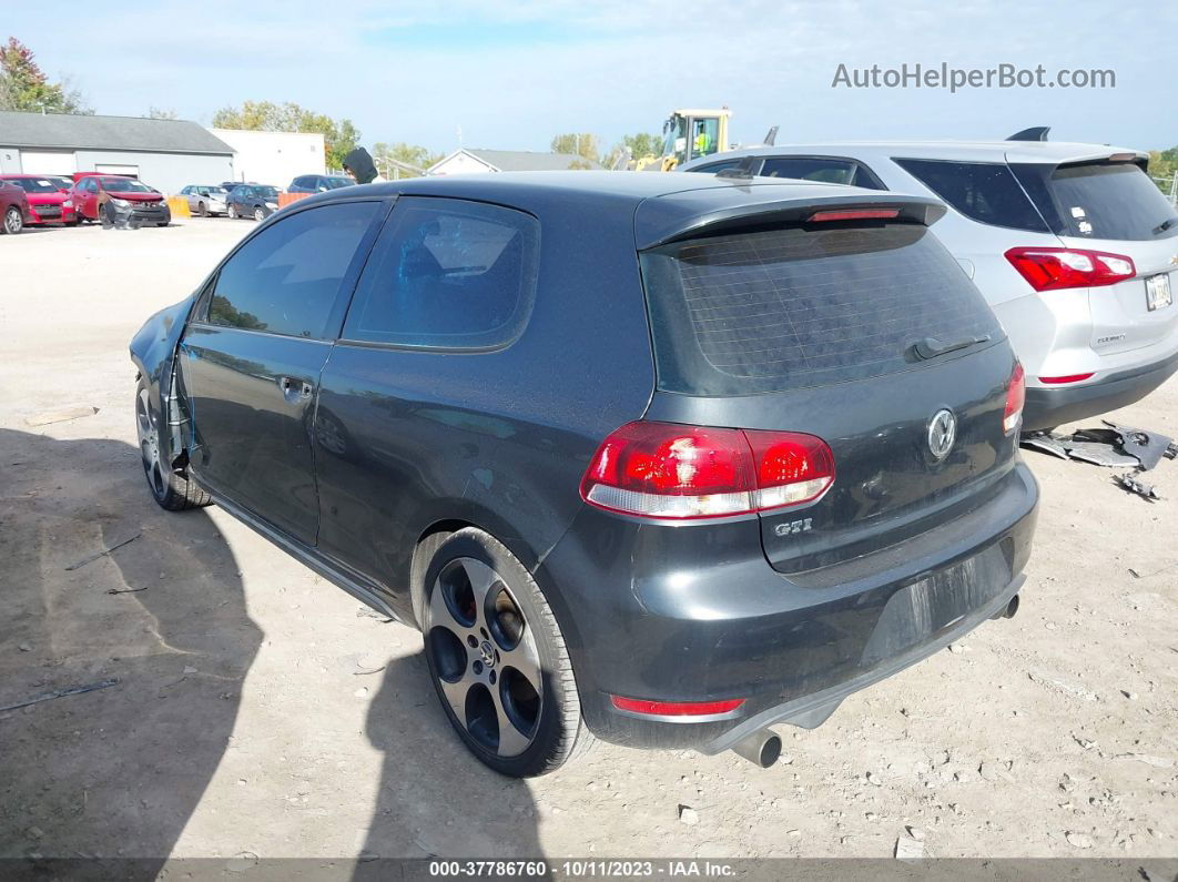 2010 Volkswagen Gti   Black vin: WVWFD7AJ1AW277415