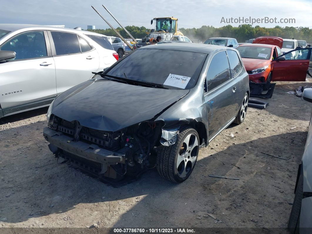 2010 Volkswagen Gti   Black vin: WVWFD7AJ1AW277415