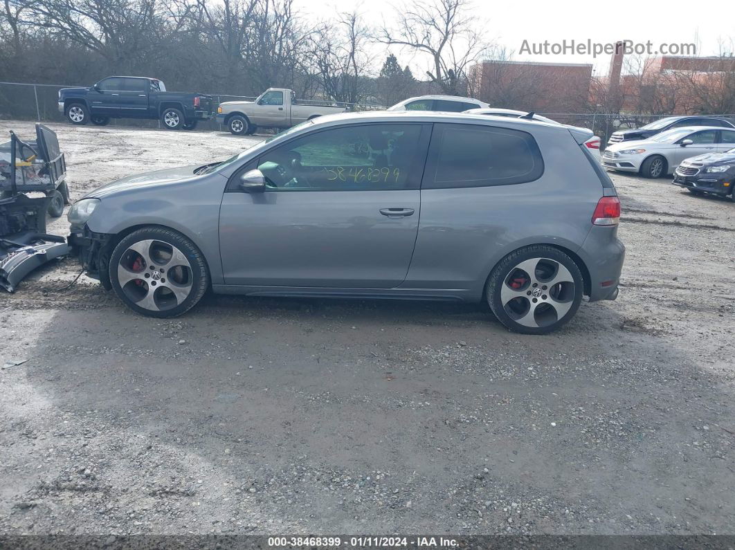 2010 Volkswagen Gti 2-door Gray vin: WVWFD7AJ1AW288818