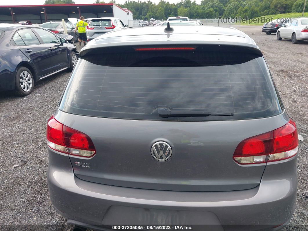 2010 Volkswagen Gti   Gray vin: WVWFD7AJ4AW289686