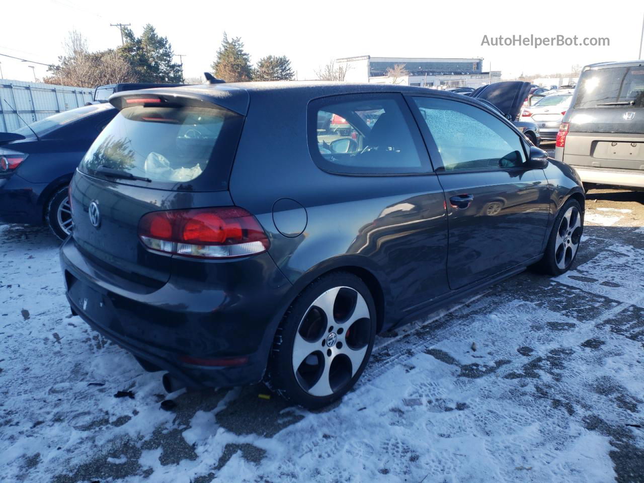 2010 Volkswagen Gti  Черный vin: WVWFD7AJ5AW399937