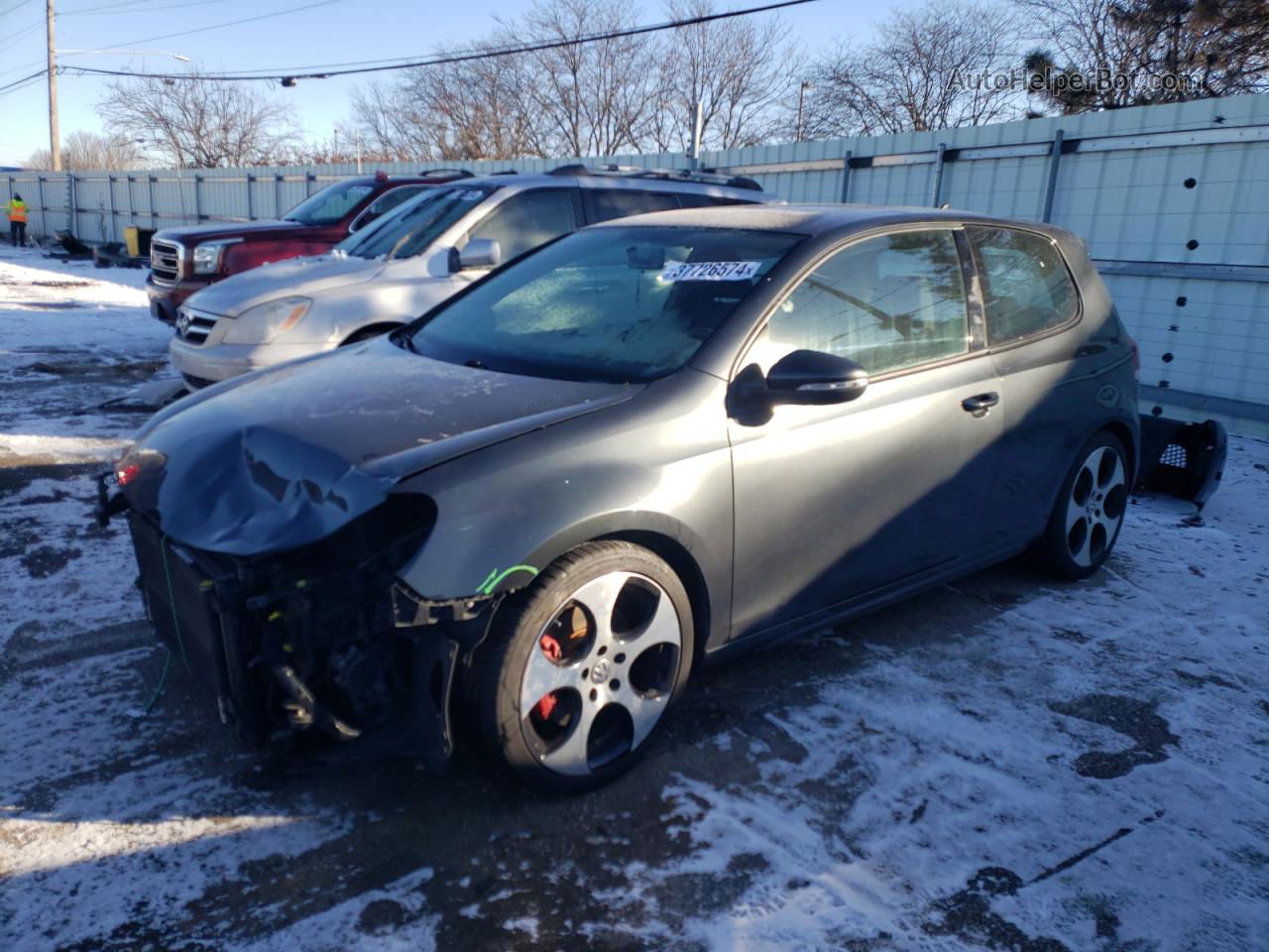 2010 Volkswagen Gti  Black vin: WVWFD7AJ5AW399937