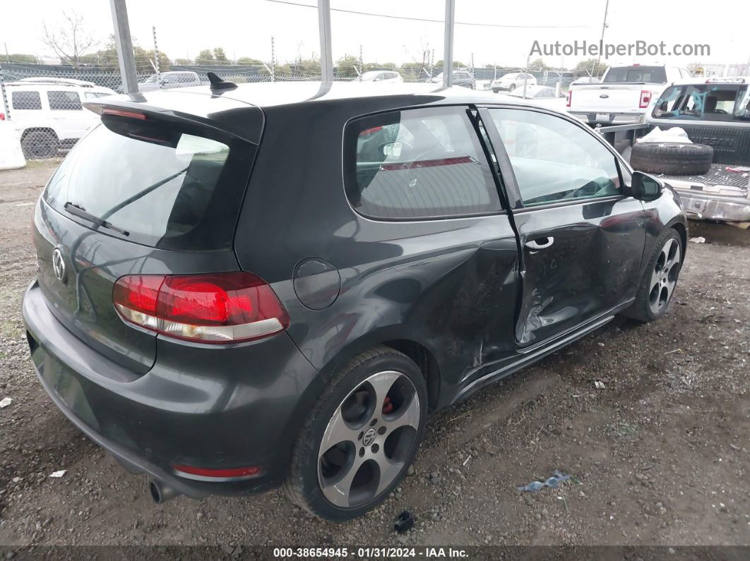 2010 Volkswagen Gti 2-door Gray vin: WVWFD7AJ7AW247688