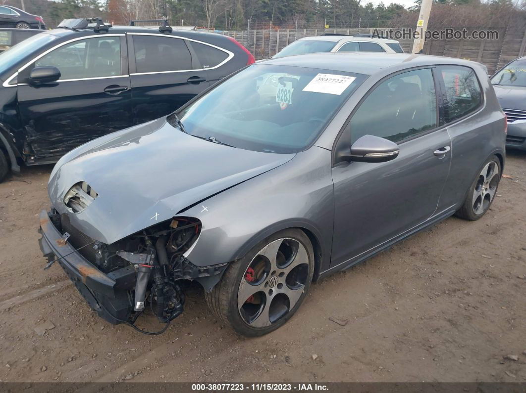 2010 Volkswagen Gti 2-door Gray vin: WVWFD7AJ9AW200999