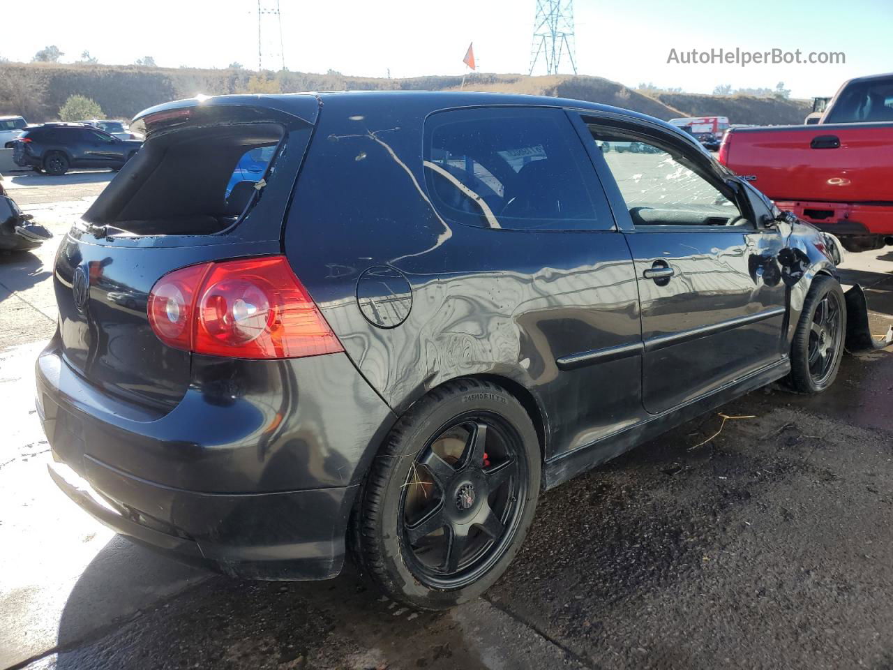 2008 Volkswagen Gti  Charcoal vin: WVWFV71K08W308816