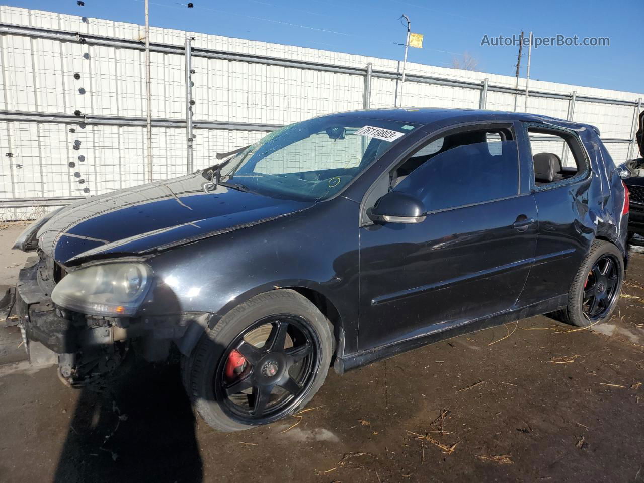 2008 Volkswagen Gti  Charcoal vin: WVWFV71K08W308816